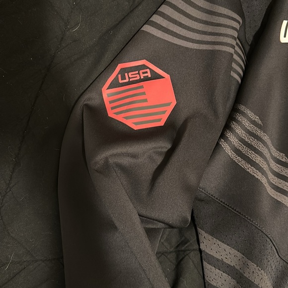 UFC Mens XL Venum zip Hoodie-Justin Gaethje - Picture 3 of 12